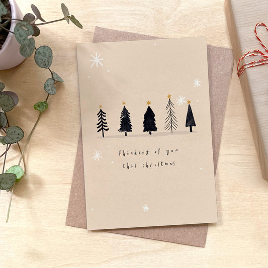 Thinking of You Recycled Coffee Cup Card